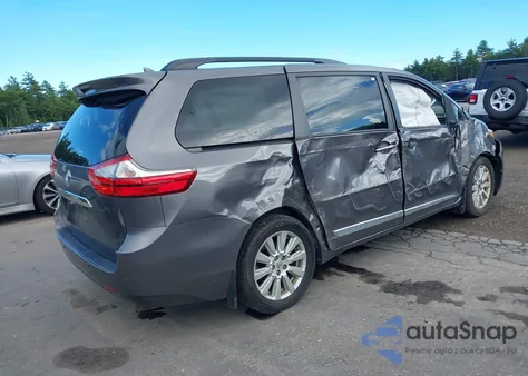 2017 Toyota Sienna Limited Premium 7 Passenger z USA, uszkodzony, nr VIN 5TDDZ3DC2HS161116